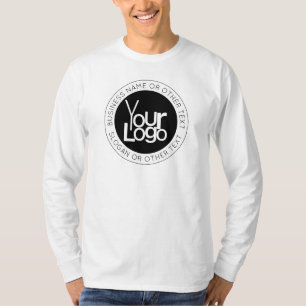 Ihr Firmenlogo und moderner, einfacher, bearbeitba T-Shirt