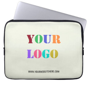 Ihr Firmenlogo und Text-Business-Laptop-Sieb Laptopschutzhülle