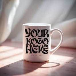 Ihr Firmenlogo und Text Einfach 2-seitig Kaffeetasse
