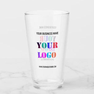 Ihr Firmenlogo und Text Geschäft Glas Vorlage