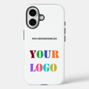 Ihr Firmenlogo und Vorlage für benutzerdefinierten iPhone 16 Hülle