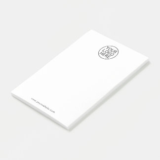 Ihr Firmenlogo und Website Company Swag Post-it Klebezettel