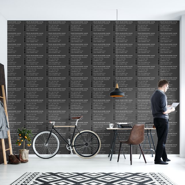 Ihr Firmenname Info Benutzerdefinierter Text Tapete (Wohnbereich)