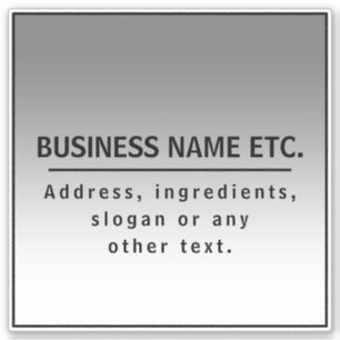 Ihr Firmenname oder Ihre Marke usw. Aufkleber