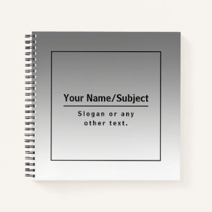 Ihr Firmenname oder Ihre Marke usw. Notizbuch