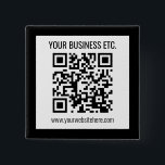 Ihr Firmenname und Ihr bearbeitbarer QR-Code Button<br><div class="desc">Fügen Sie einfach Ihre Website-Adressen URL, um sofort einen scannbaren QR-Code zu erstellen.</div>