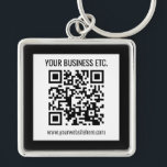 Ihr Firmenname und Ihr bearbeitbarer QR-Code Schlüsselanhänger<br><div class="desc">Fügen Sie einfach Ihre Website-Adressen URL,  um sofort einen scannbaren QR-Code zu erstellen.</div>