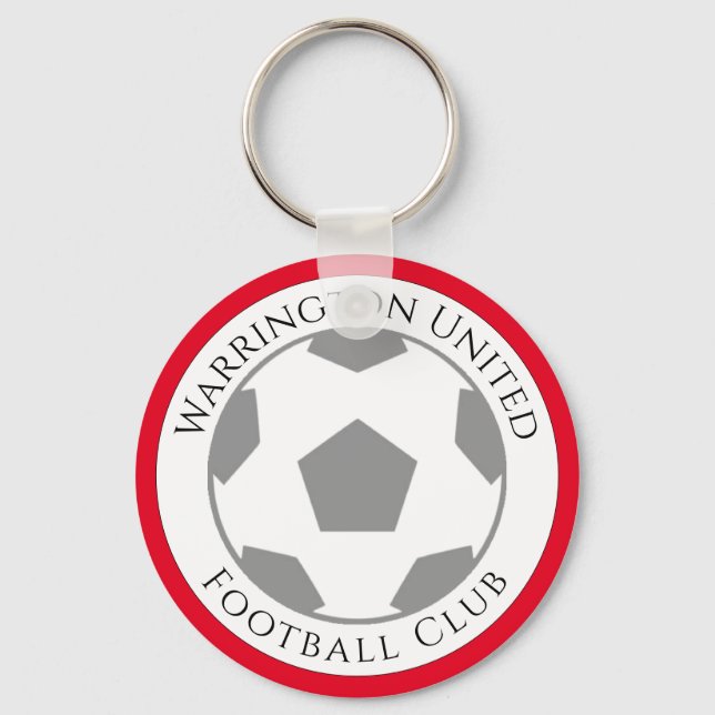 Ihr Football Club Name Schlüsselanhänger (Vorderseite)