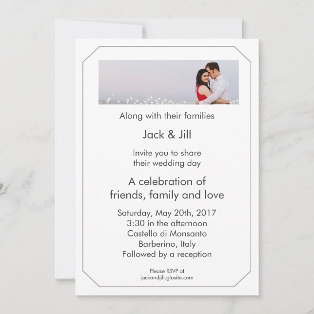 Ihr Foto-12x18 Einladung (Vorderseite)