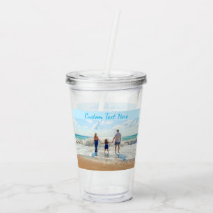 Ihr Foto Akrolischer Tumbler mit benutzerdefiniert Acryltrinkbecher