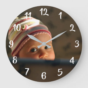 Ihr Foto-Andenken Große Wanduhr