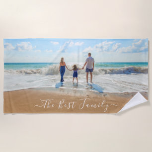 Ihr Foto Beach Handtuch für die ganze Familie