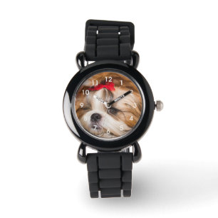 Ihr Foto für Haustiere mit Uhrengesicht Armbanduhr