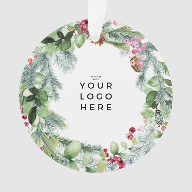 Ihr Foto für Logos oder Text glücklichsten Urlaub Ornament (Vorderseite)