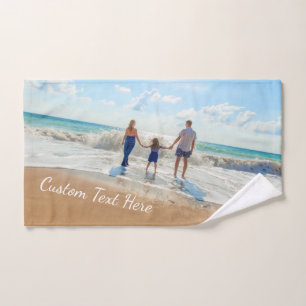 Ihr Foto Handtuchhandtuch für die ganze Familie - Badhandtuch Set