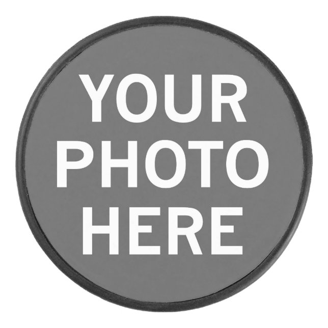 Ihr Foto hier Eishockey Puck (Vorderseite)