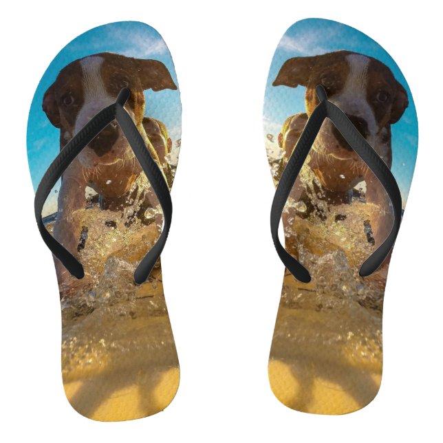 Ihr Foto hier - Foto für die Haustiere Flip Flops (Fußbett)