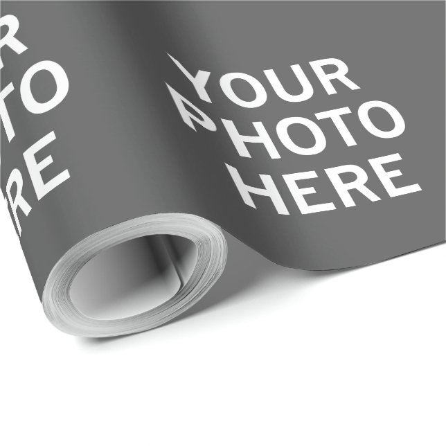 Ihr Foto hier Geschenkpapier (Rolleneckpunkt)