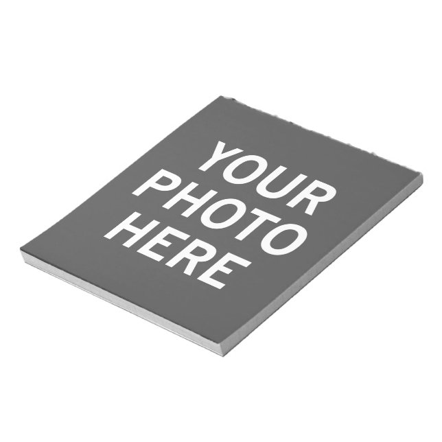 Ihr Foto hier Notizblock (Rotiert)