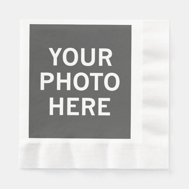 Ihr Foto hier Serviette (Vorderseite)