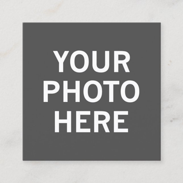 Ihr Foto hier Telefonnummerkarte (Vorderseite)