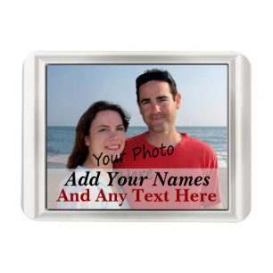 Ihr Foto im Weißrahmen sieht flexibel aus Magnet