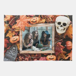 IHR FOTO in einem Halloween-Küchentuch Küchentuch