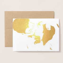Ihr Foto in Real Gold Foil Einladungen für Hochzei