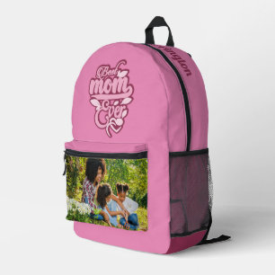 Ihr Foto & Individuelle Name "Best Mama Ever" Bedruckter Rucksack