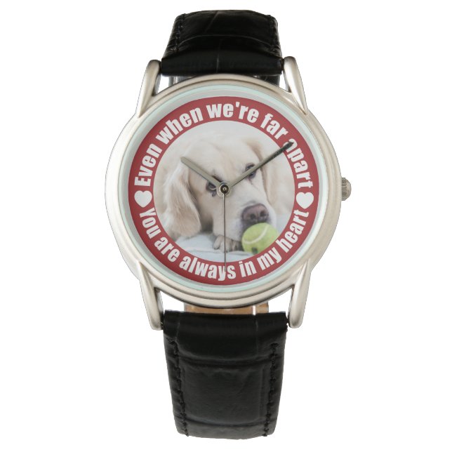 IHR FOTO ist weit weg von der Liebe. Armbanduhr (Vorderseite)