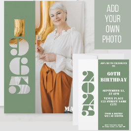 Ihr Foto Jahr 1965 60. Geburtstag Einladung