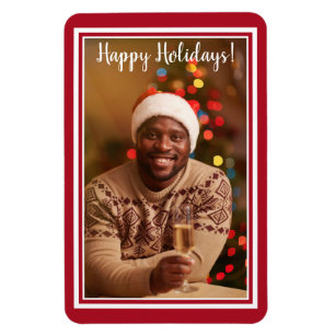 IHR FOTO, kundenspezifischer Weihnachtsmagnet Magnet