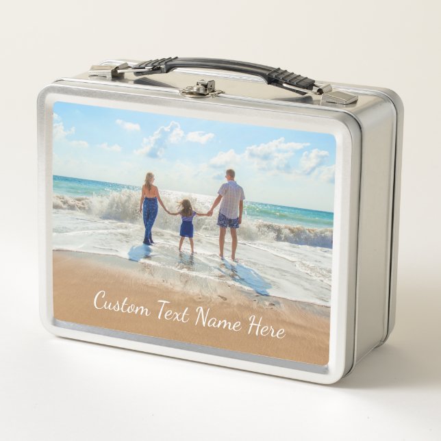 Ihr Foto Metal Lunch Box mit benutzerdefiniertem T (Vorderseite)