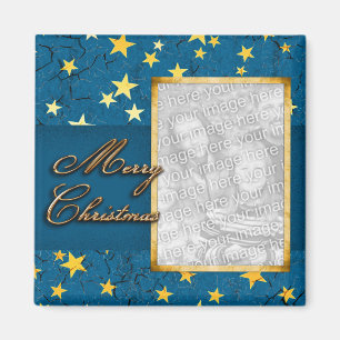 Ihr Foto mit Weihnachtsstern Magnet