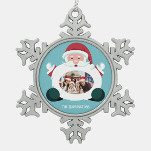 IHR Foto & Name Maßgeschneiderte Santa Ornament