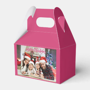 IHR Foto & Name(n) Weihnachten Geschenkschachtel