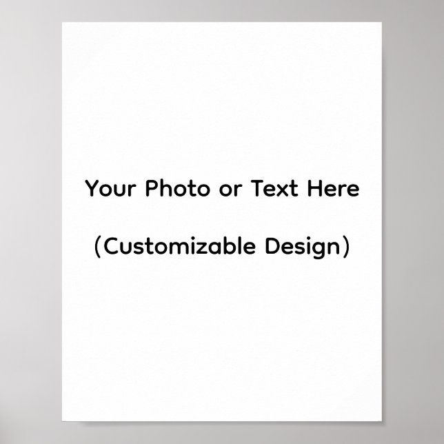 Ihr Foto oder Text hier (individuelles Design) Poster (Vorne)