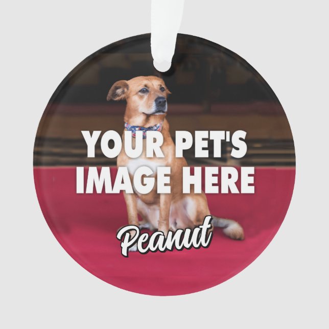 Ihr Foto Ornament (Vorderseite)