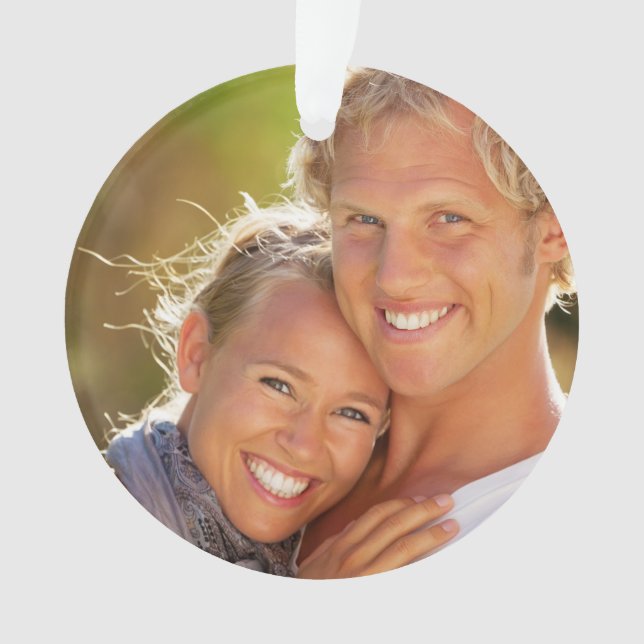 Ihr Foto Ornament (Vorderseite)