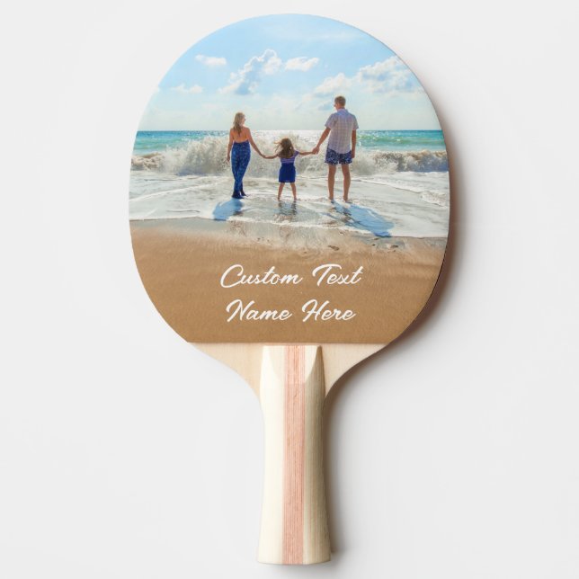 Ihr Foto Ping Pong Paddle mit benutzerdefiniertem  Tischtennis Schläger (Vorderseite)