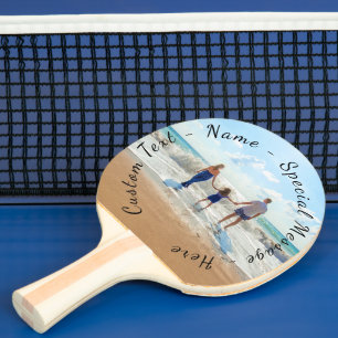 Ihr Foto Ping Pong Paddle mit benutzerdefiniertem Tischtennis Schläger