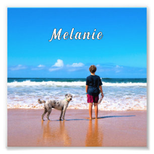 Ihr Foto-Poster drucken mit Individuelle Name Fotodruck