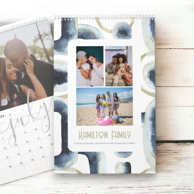 Ihr Foto pro Monat Personalisiert Kalender (Your Family Photo Month By Month Personalized Calendar from Ricaso. Add your own photographs & text)
