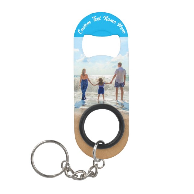 Ihr Foto Schlüsselanhänger Flaschenöffner Geschenk (Vorderseite)