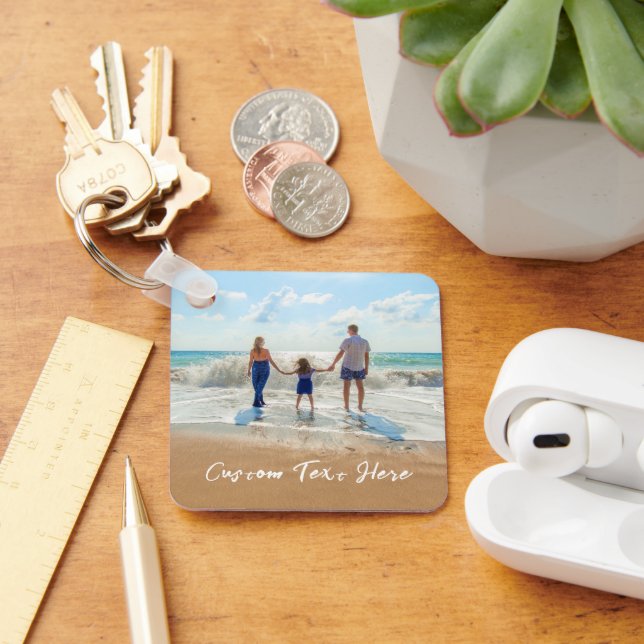 Ihr Foto-Schlüsselanhänger-Geschenk mit benutzerde Schlüsselanhänger (Schreibtisch)