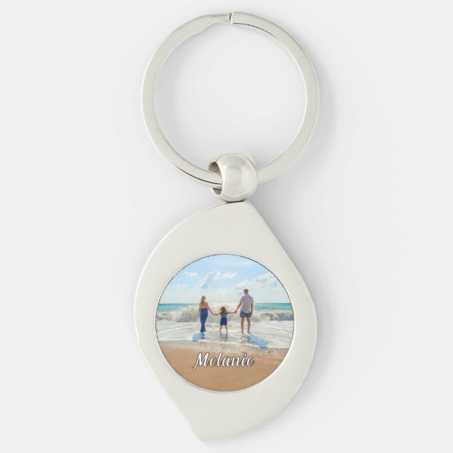 Ihr Foto Schlüsselanhänger Geschenk mit Individuel (Vorderseite)