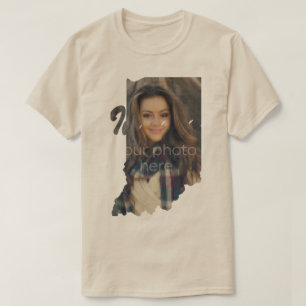 IHR FOTO Staat von Indiana Form T - Shirt