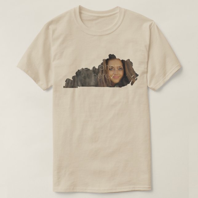 IHR FOTO Staat von Kentucky Form T - Shirt (Design vorne)