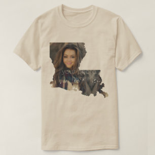 IHR FOTO Staat von Louisiana Form T - Shirt