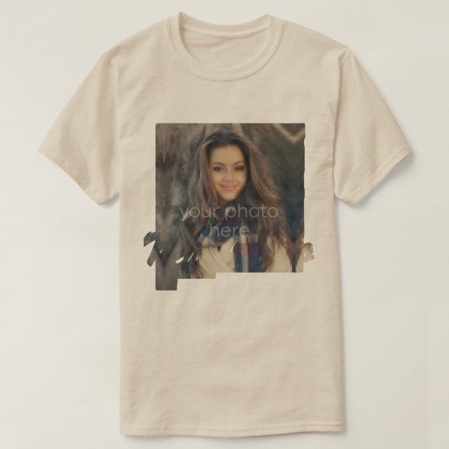 IHR FOTO Staat von New Mexico Form T - Shirt (Design vorne)